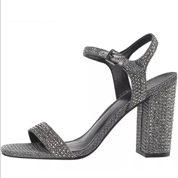 Michael Kore Francine Glitter Dress Up Sandals NWB - Picture 5 of 5